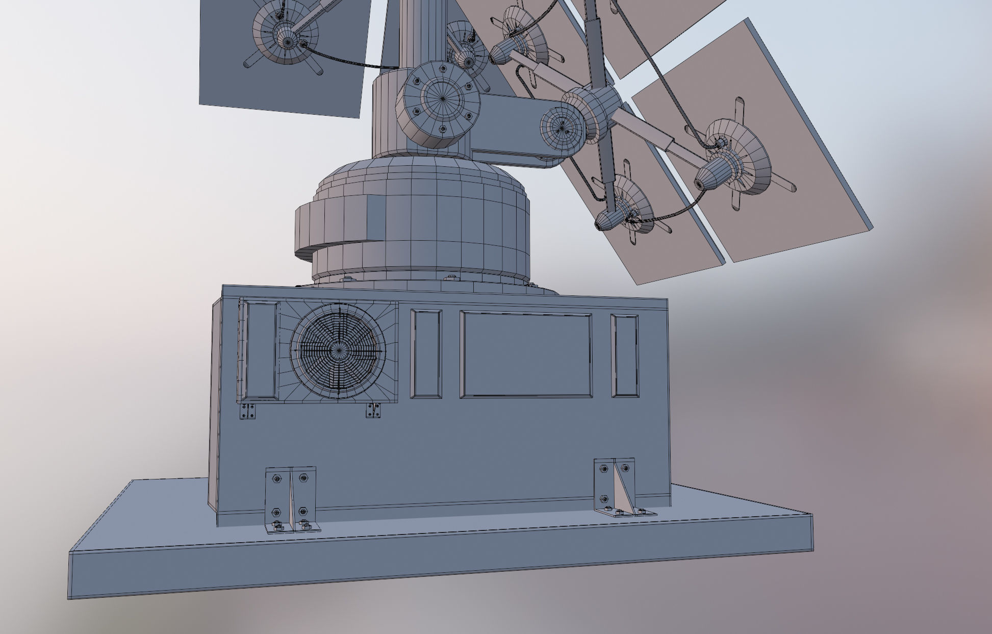 Solar Panel model Low-poly 3D model Low-poly 3D model_5