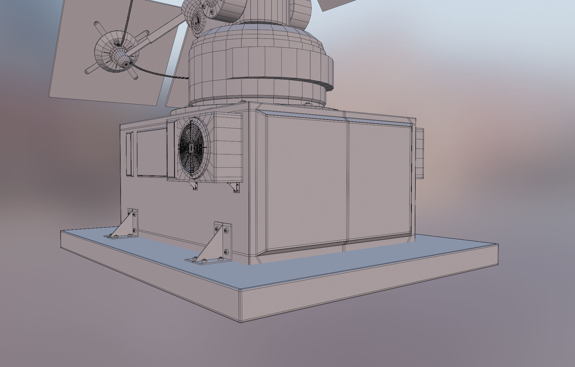 Solar Panel model Low-poly 3D model Low-poly 3D model_6