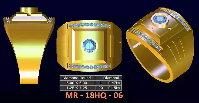 1 model diamond menring korea 6