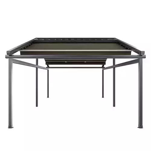 Motorized Pergola 5a chrome matte
