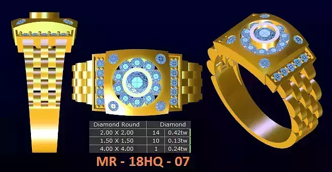 1 model diamond menring korea 7