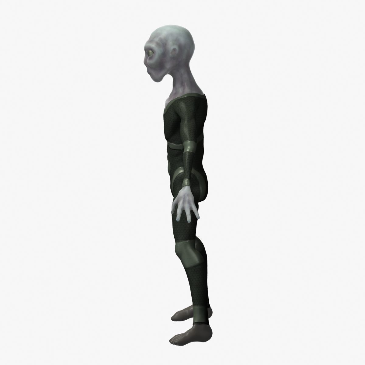 Grey Alien 3D model_44