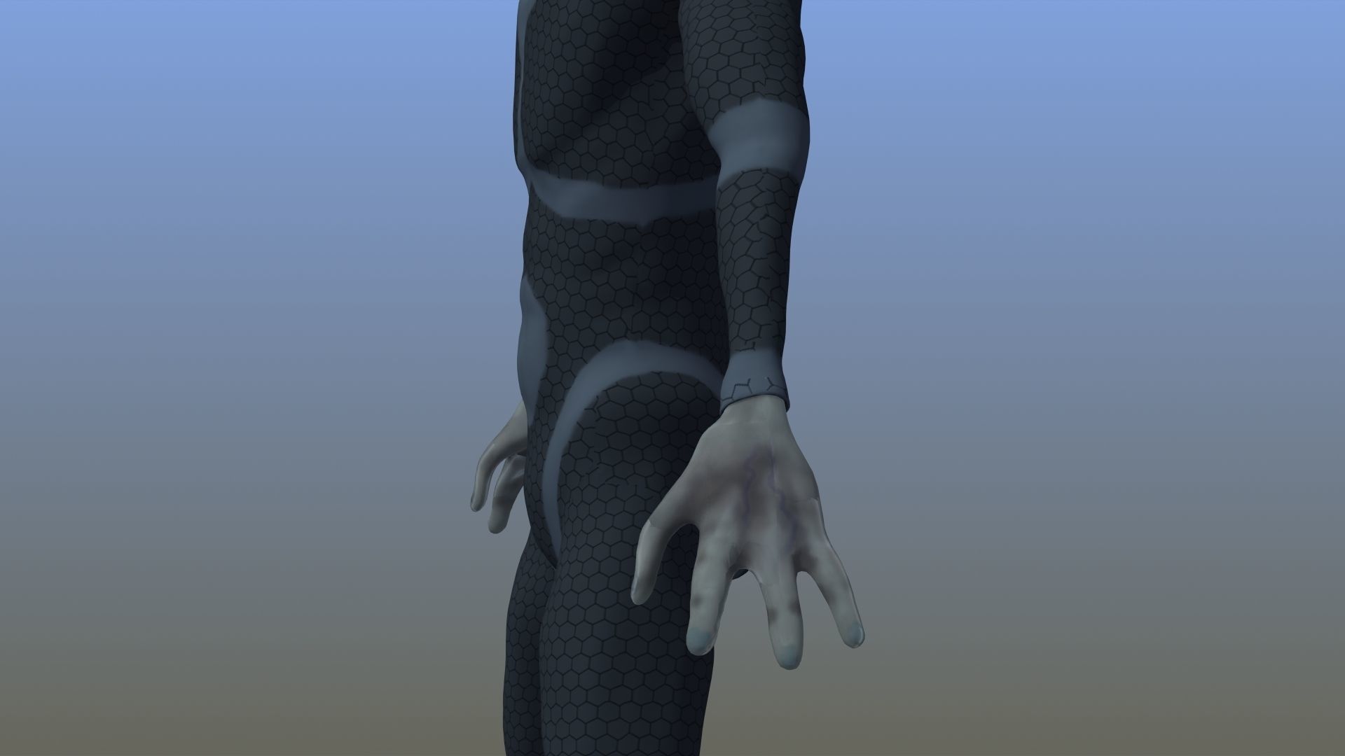 Grey Alien 3D model_6
