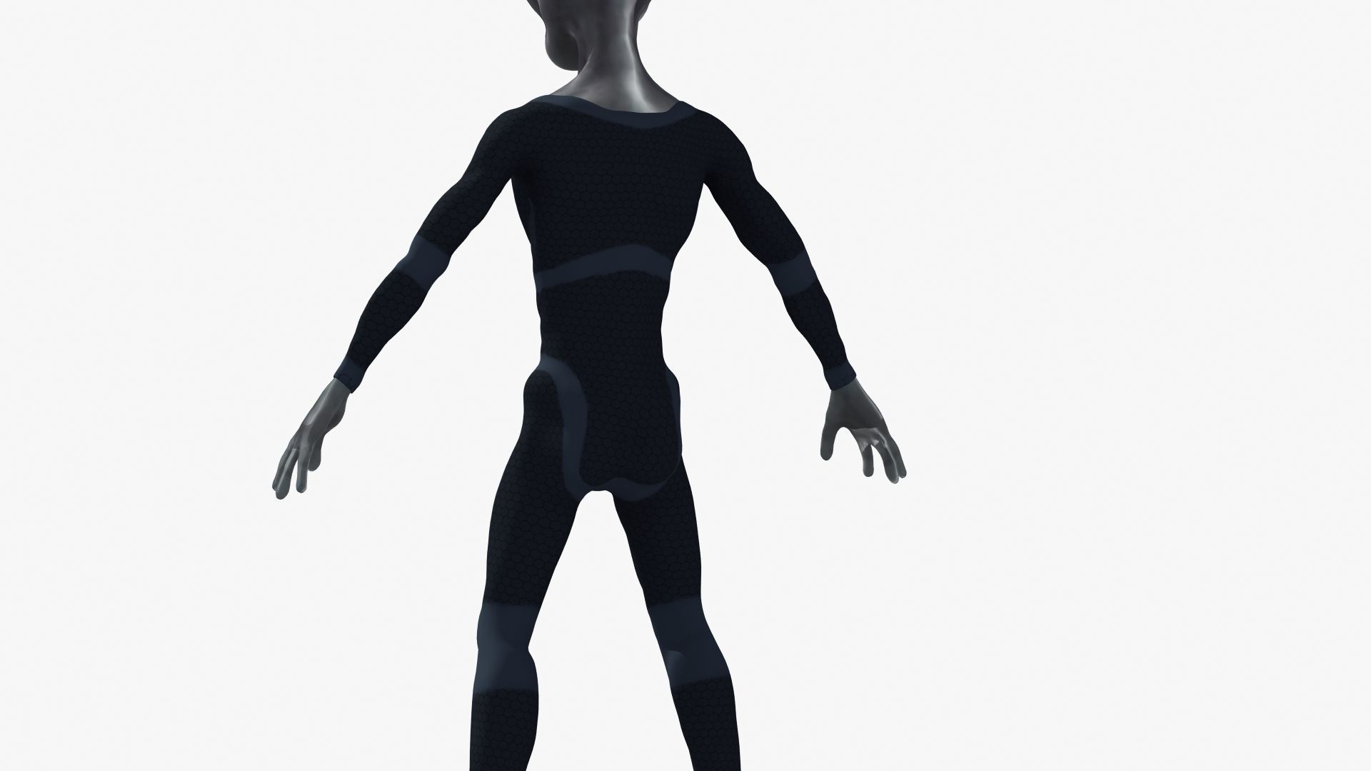 Grey Alien 3D model_19