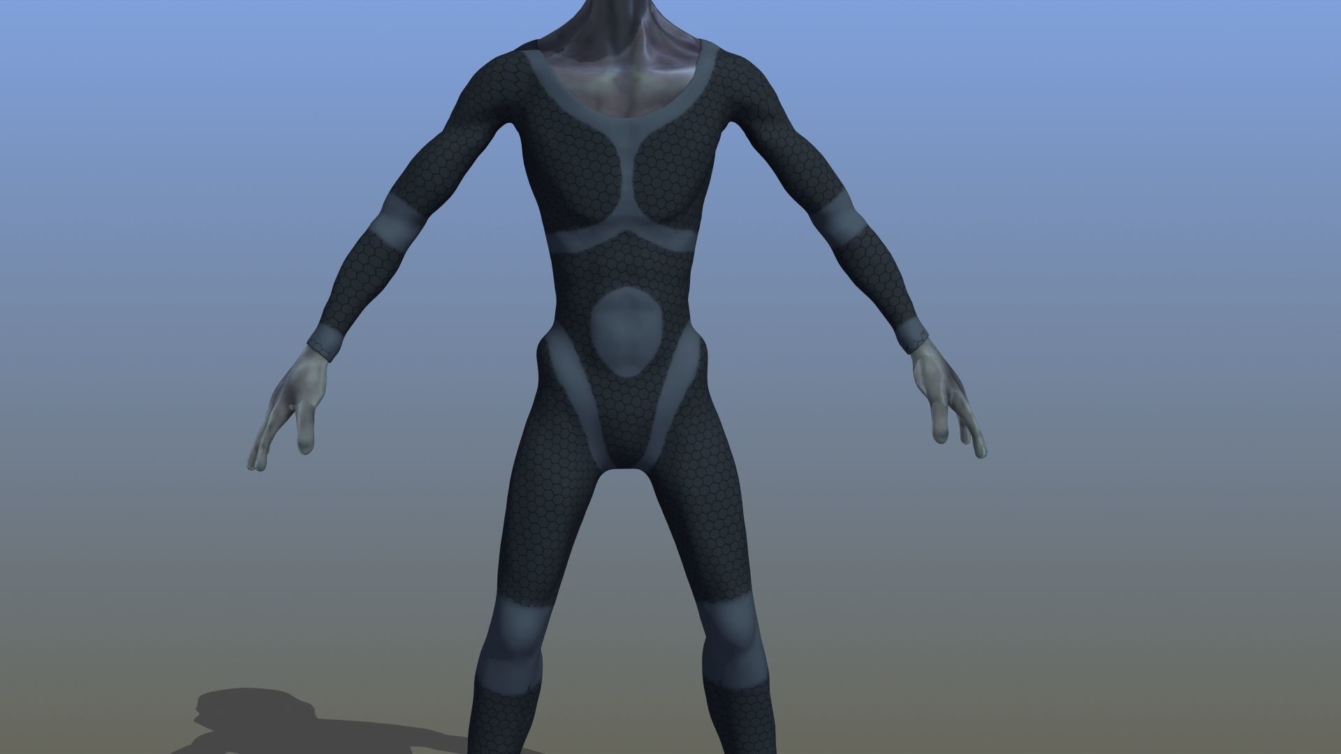 Grey Alien 3D model_12