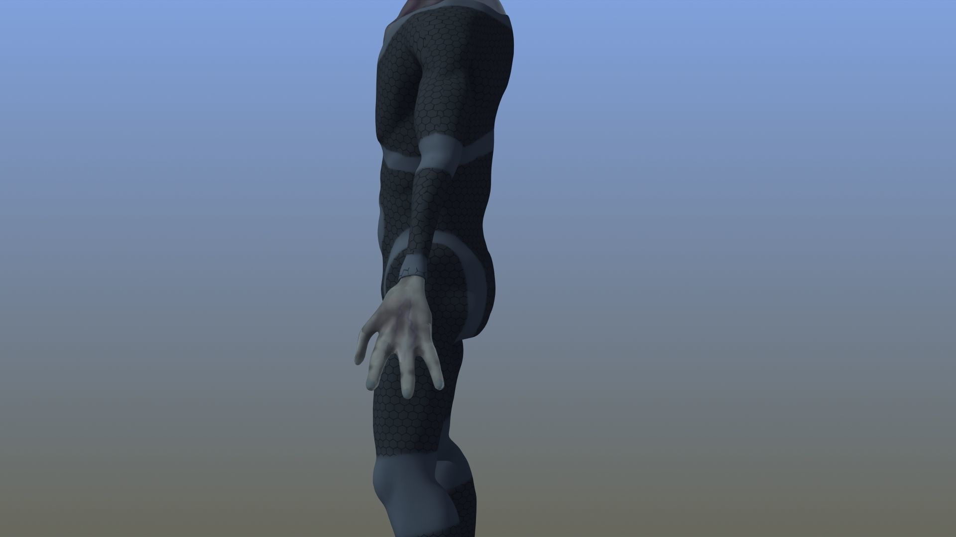 Grey Alien 3D model_7