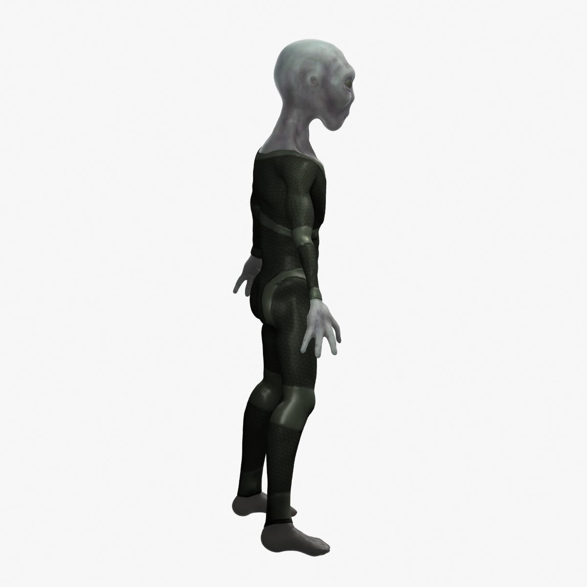 Grey Alien 3D model_48