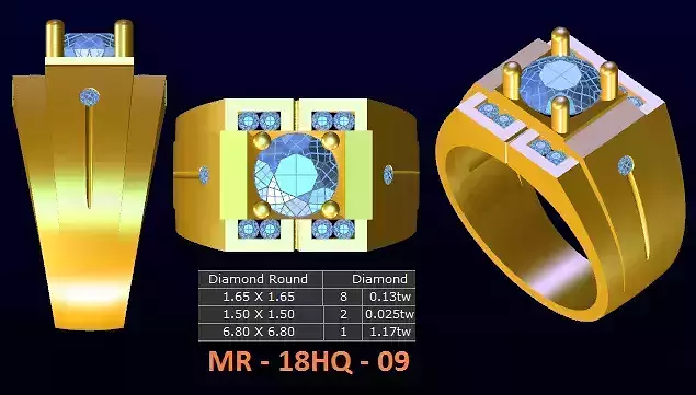 1 model diamond menring korea 9