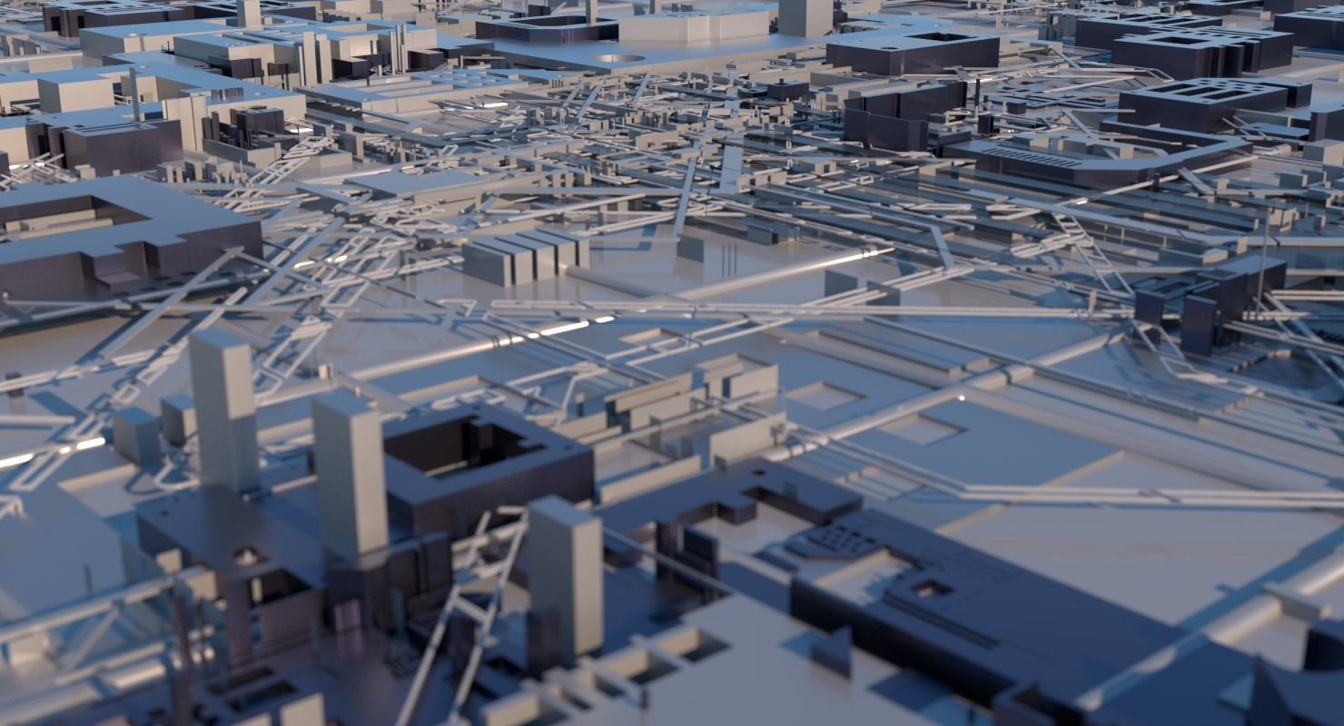 Sci-Fi Structure 01 3D model_4