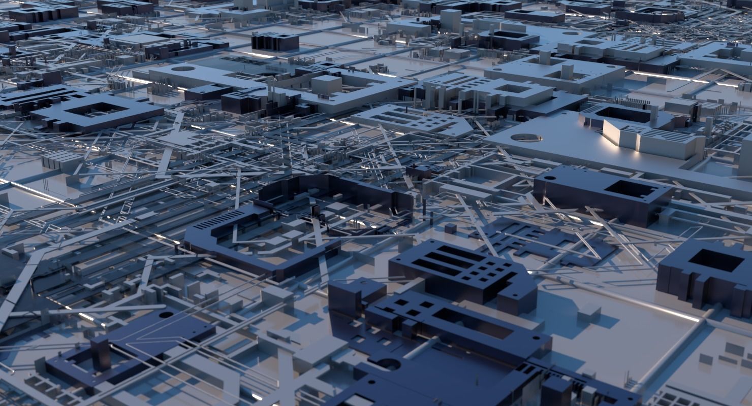 Sci-Fi Structure 01 3D model_1