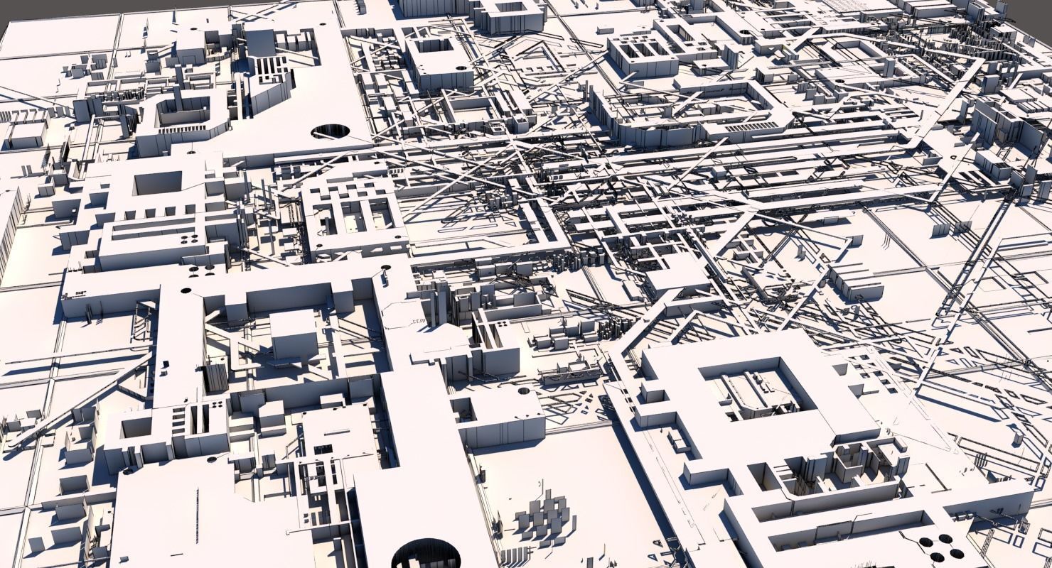 Sci-Fi Structure 01 3D model_8