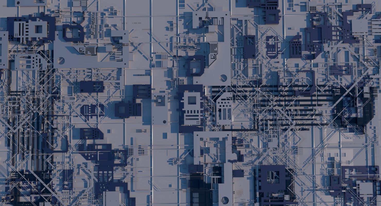 Sci-Fi Structure 01 3D model_6