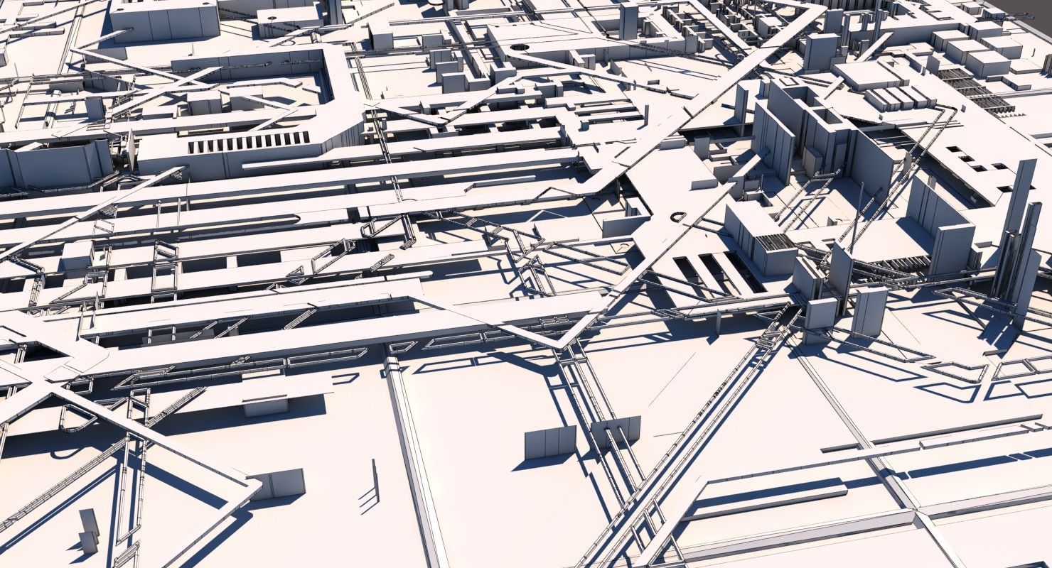 Sci-Fi Structure 01 3D model_9