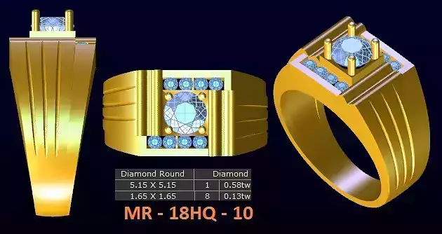 1 model diamond menring korea 10