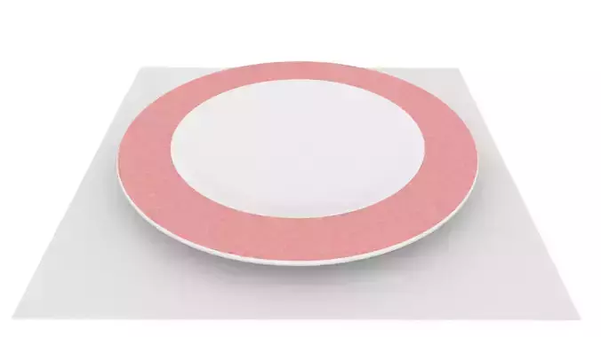 Free 3D Plate Model