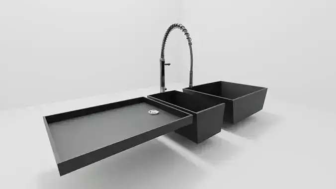 modern kitchen sink