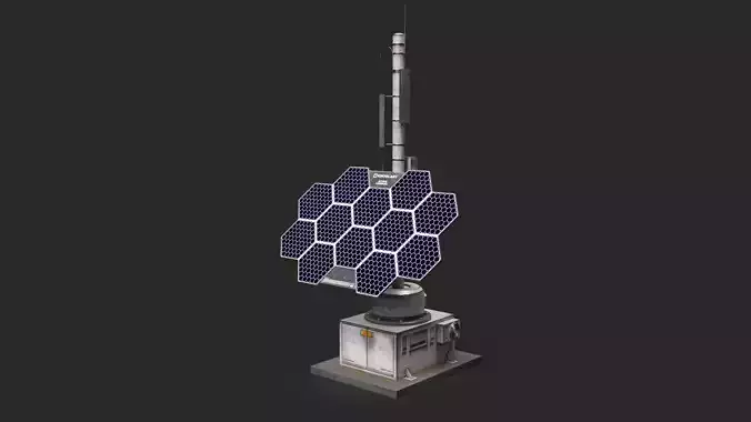 Solar Panel model Low-poly 3D model 8K Textures