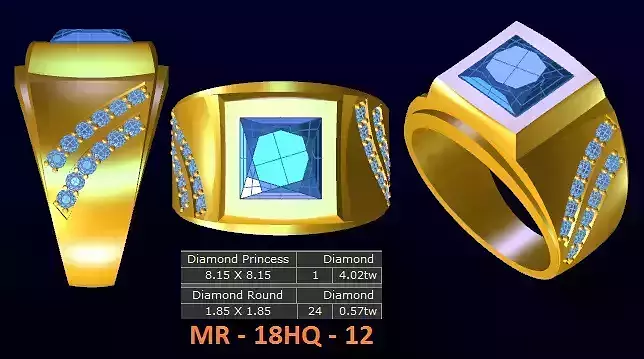 1 model diamond menring korea 12