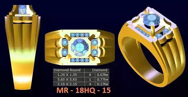 1 model diamond menring korea 15