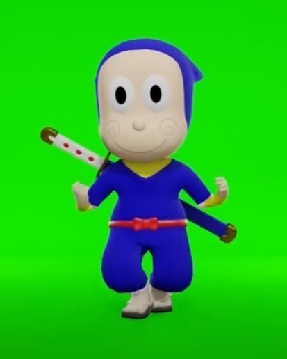 NINJA HATTORI 3D model_2