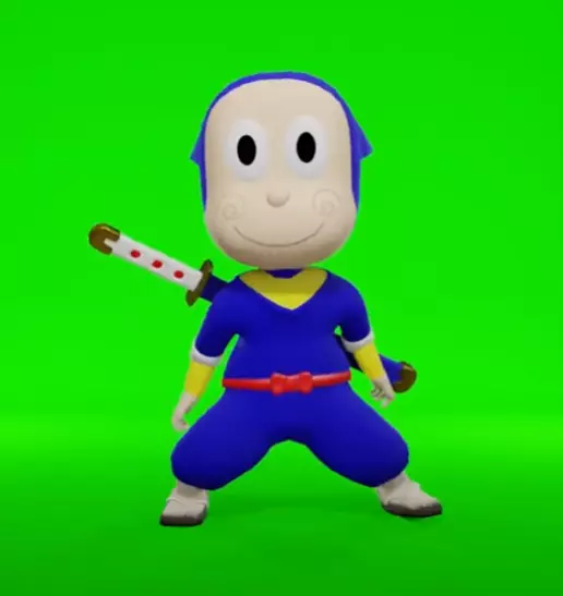 NINJA HATTORI 3D model_0