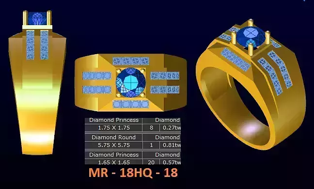 1 model diamond menring korea 18