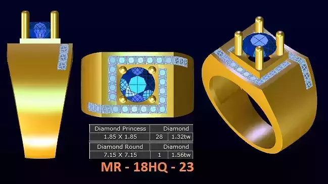 1 model diamond menring korea 23