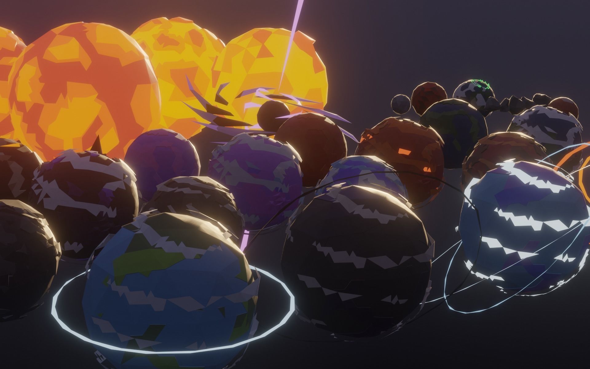 Low Poly Space Adventure Pack Low-poly 3D model_6