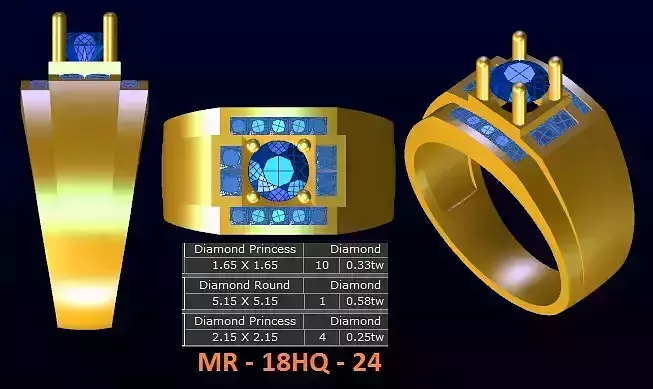 1 model diamond menring korea 24