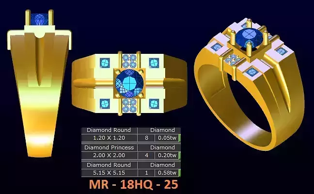 1 model diamond menring korea 25