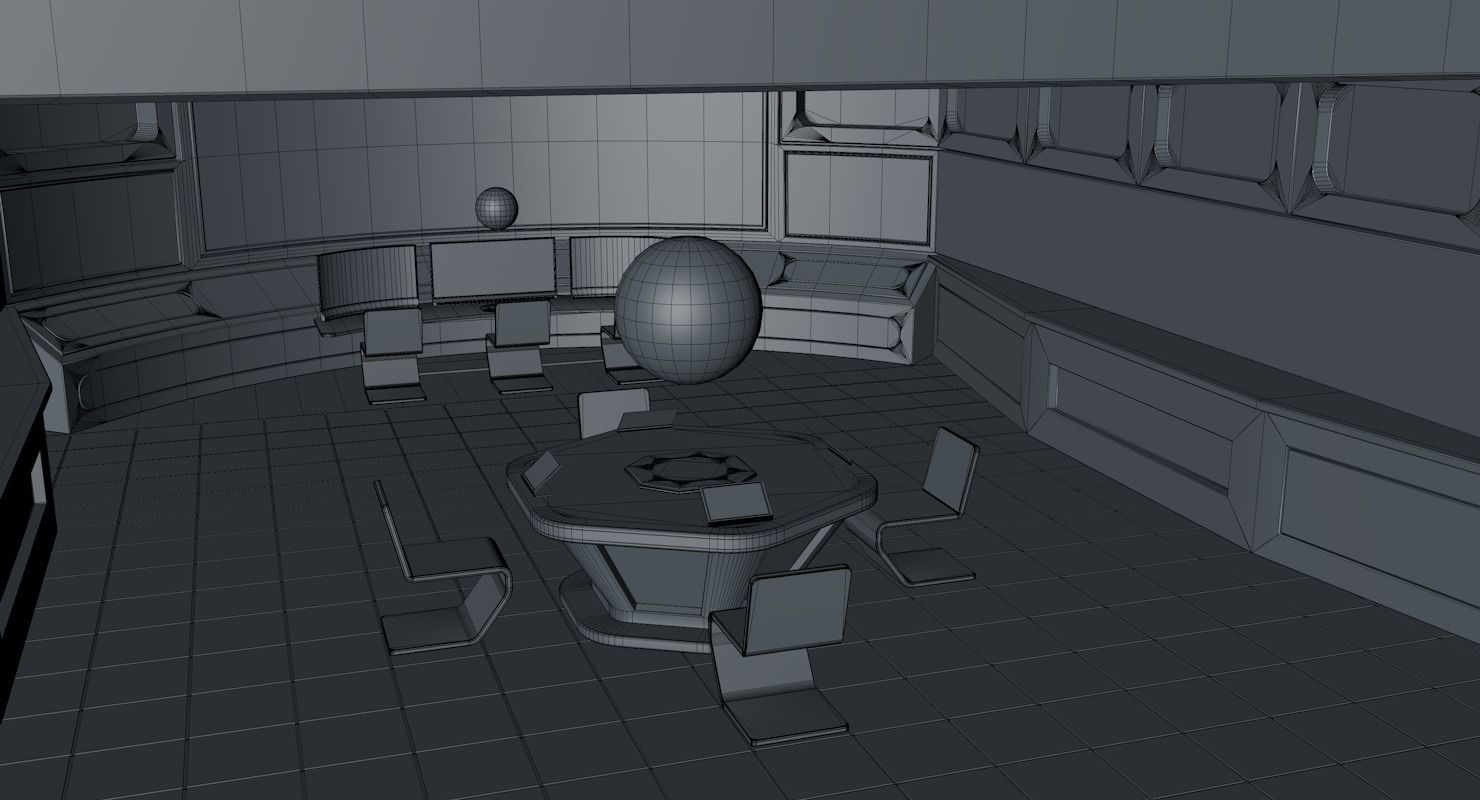 Sci Fi Interior 3D model_7