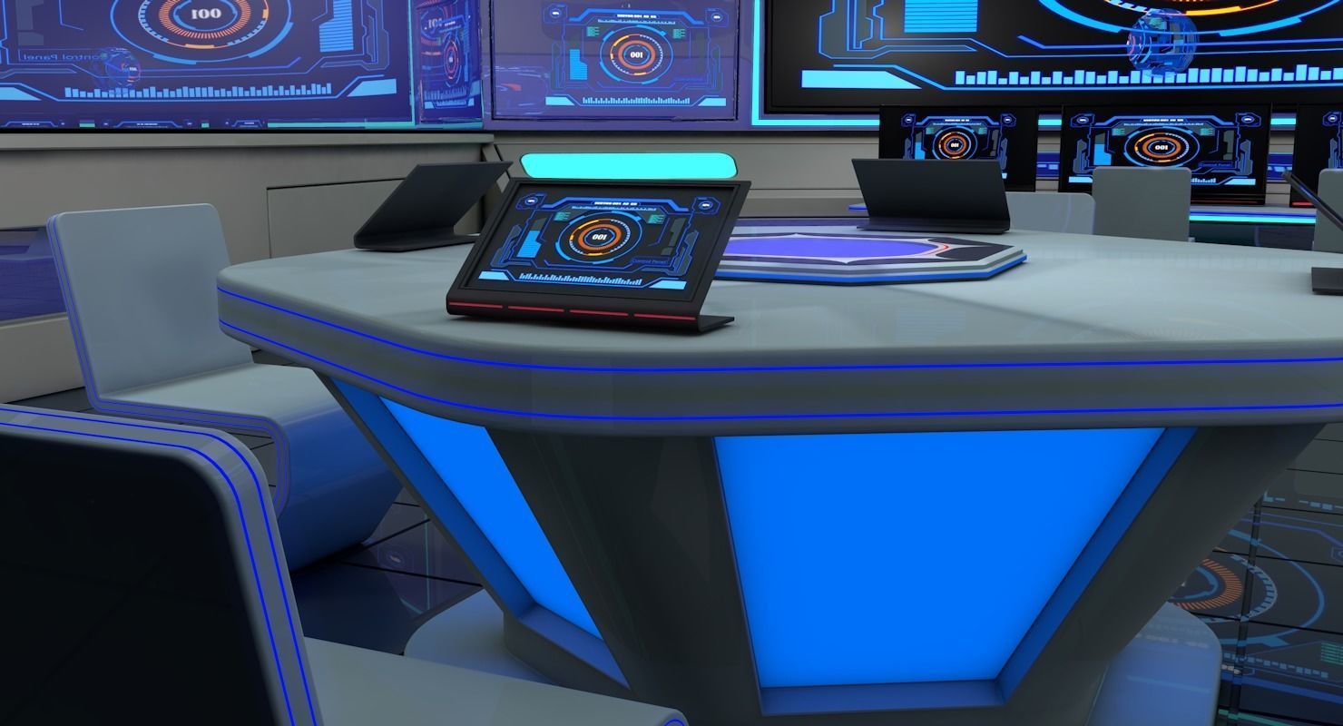 Sci Fi Interior 3D model_6