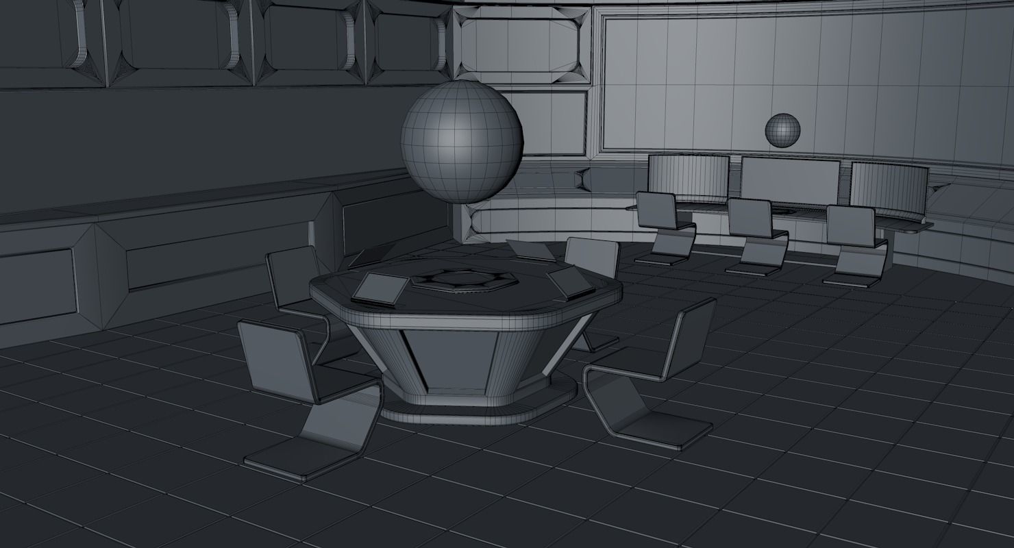 Sci Fi Interior 3D model_8