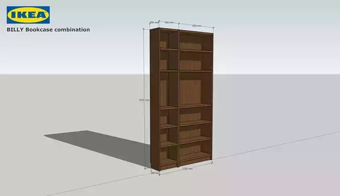 IKEA Billy Bookcase combination