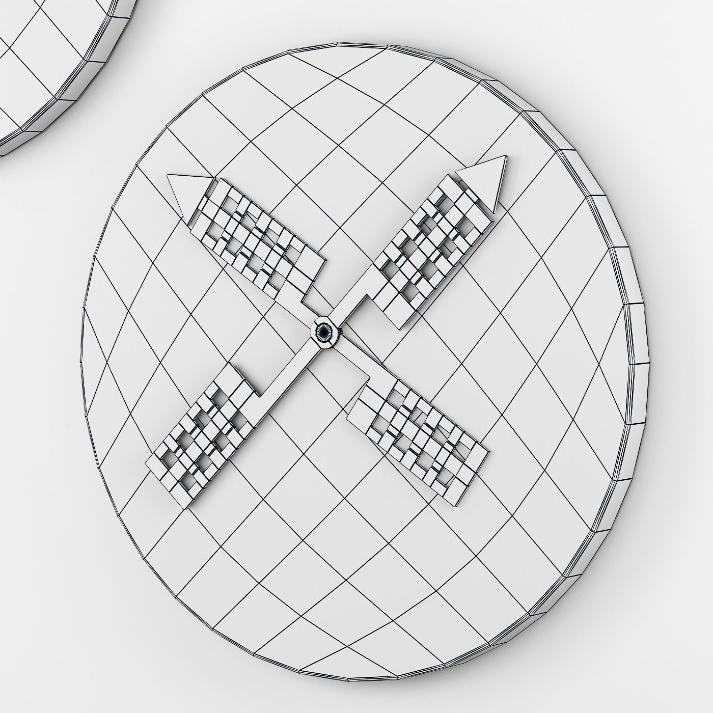 Nextime clock Free 3D model_4
