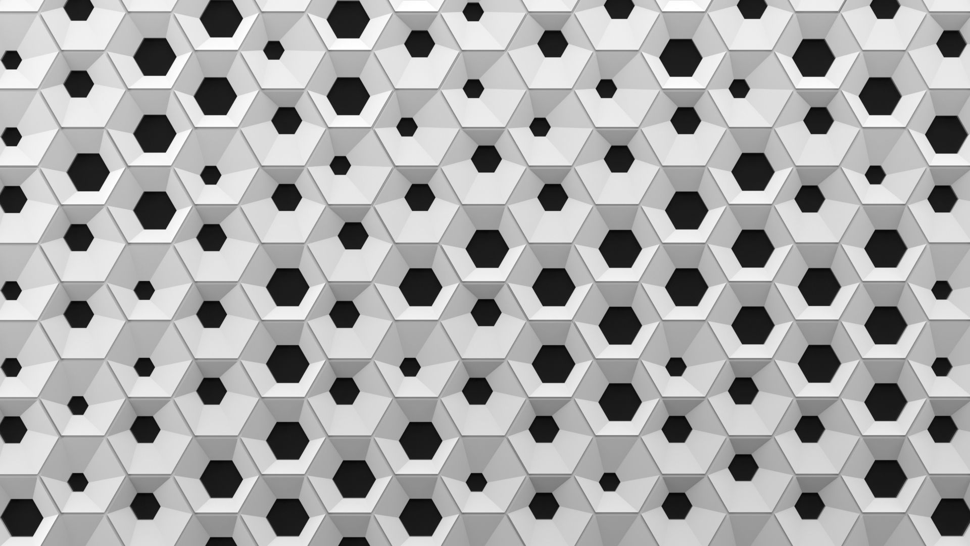 PARAMETRIC HEXAGON WALL 3D model_2