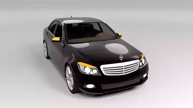 MERCEDES C CLASS LOWPOLY