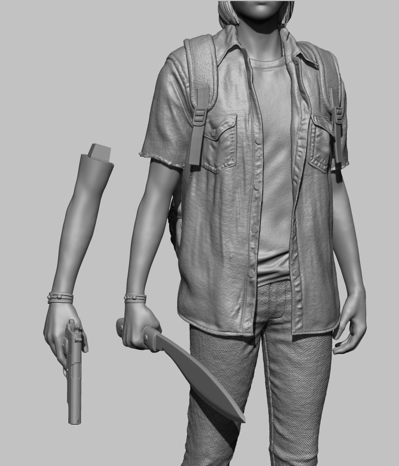 The Last of Us Part II 3D print model_2