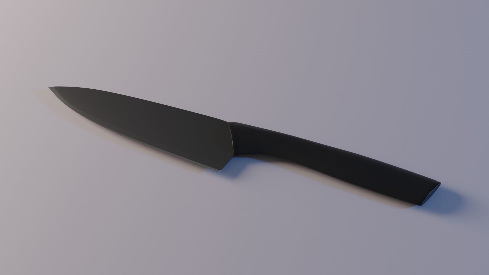 Kitchen Knife 3D model_2