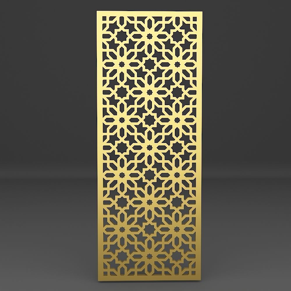 Decorative Panel 3D model_1