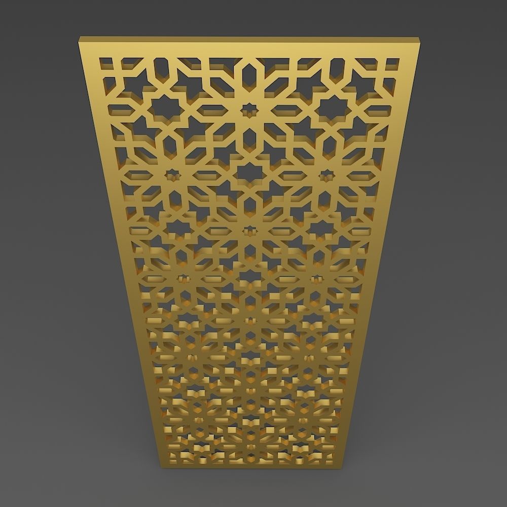 Decorative Panel 3D model_3