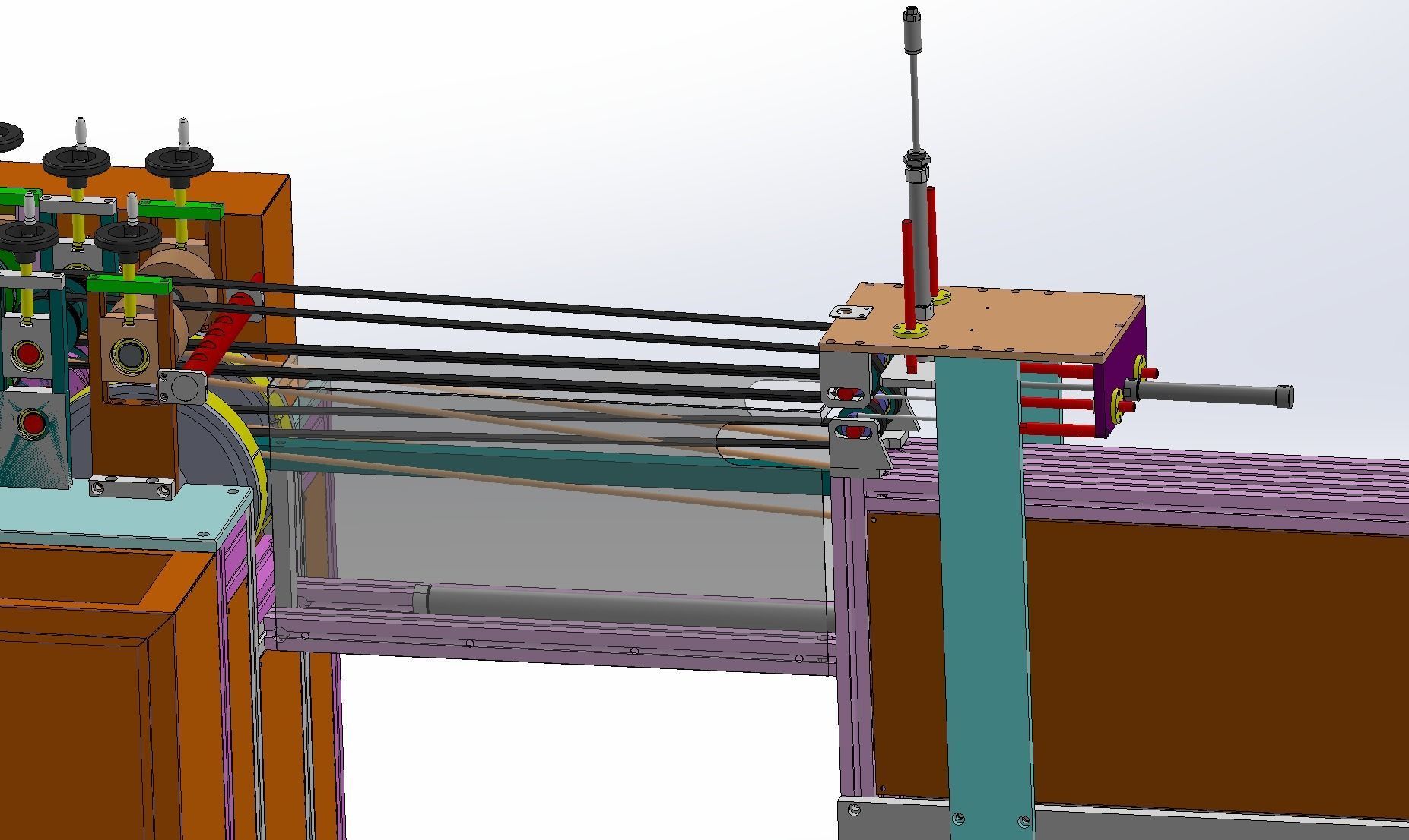Bandage mask machine - automatic feeding 3D model_11