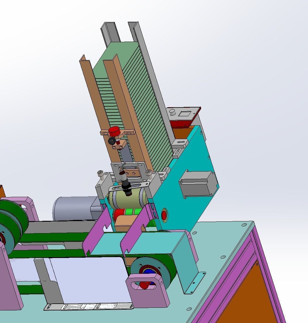 Bandage mask machine - automatic feeding 3D model_9