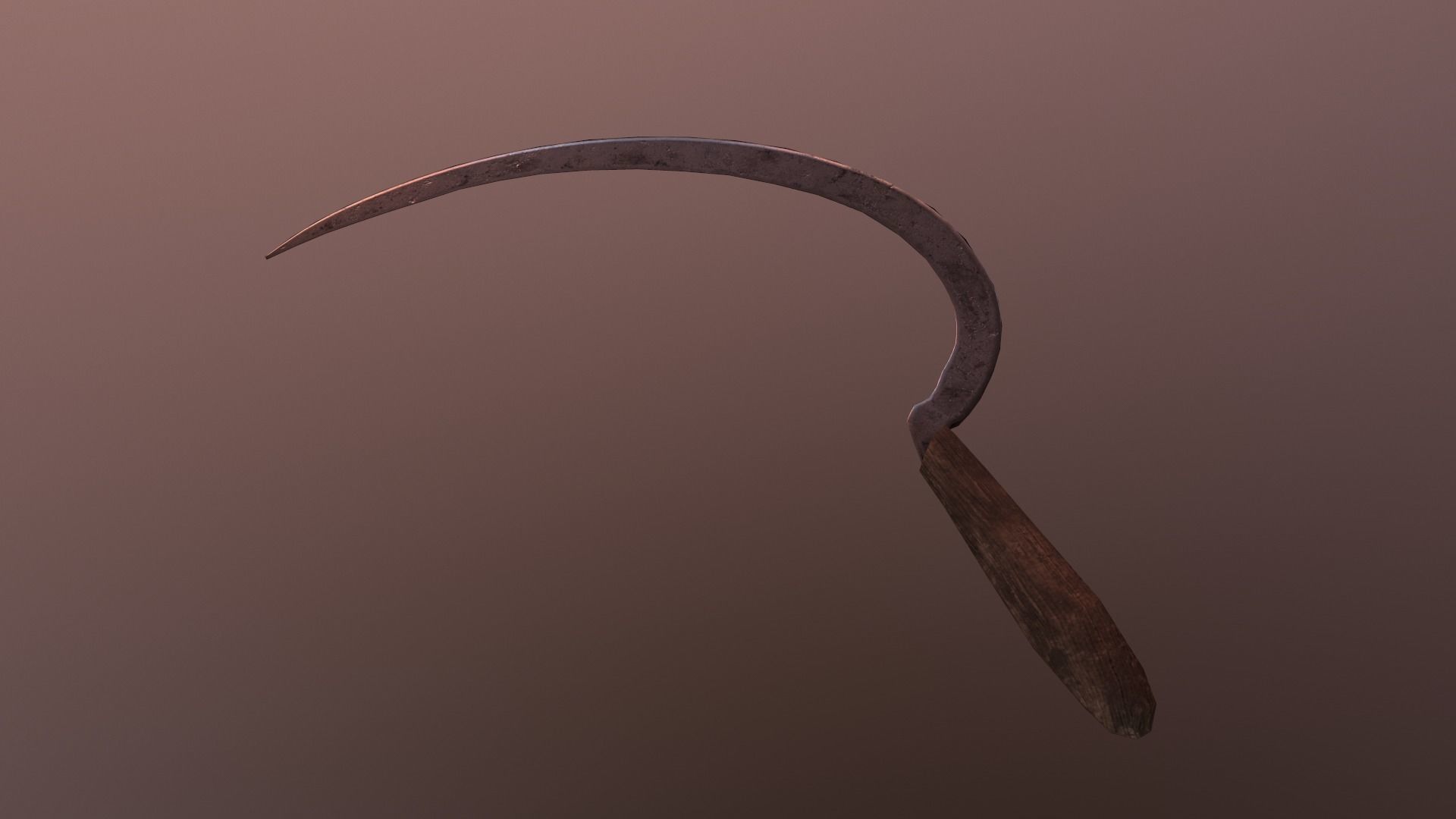 Sickle V2 Low-poly 3D model_27