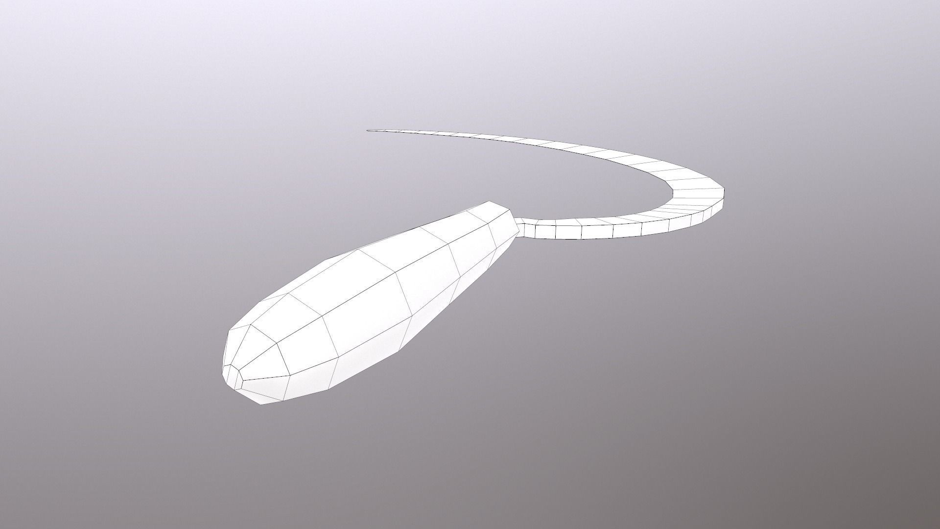 Sickle V2 Low-poly 3D model_34