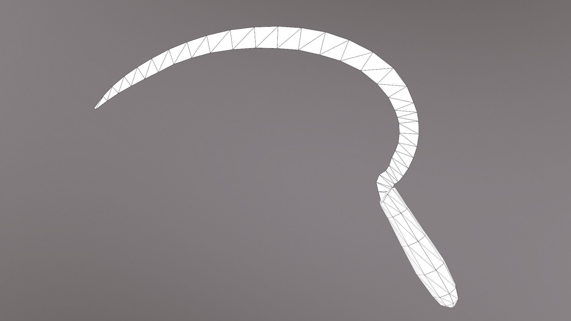 Sickle V2 Low-poly 3D model_42