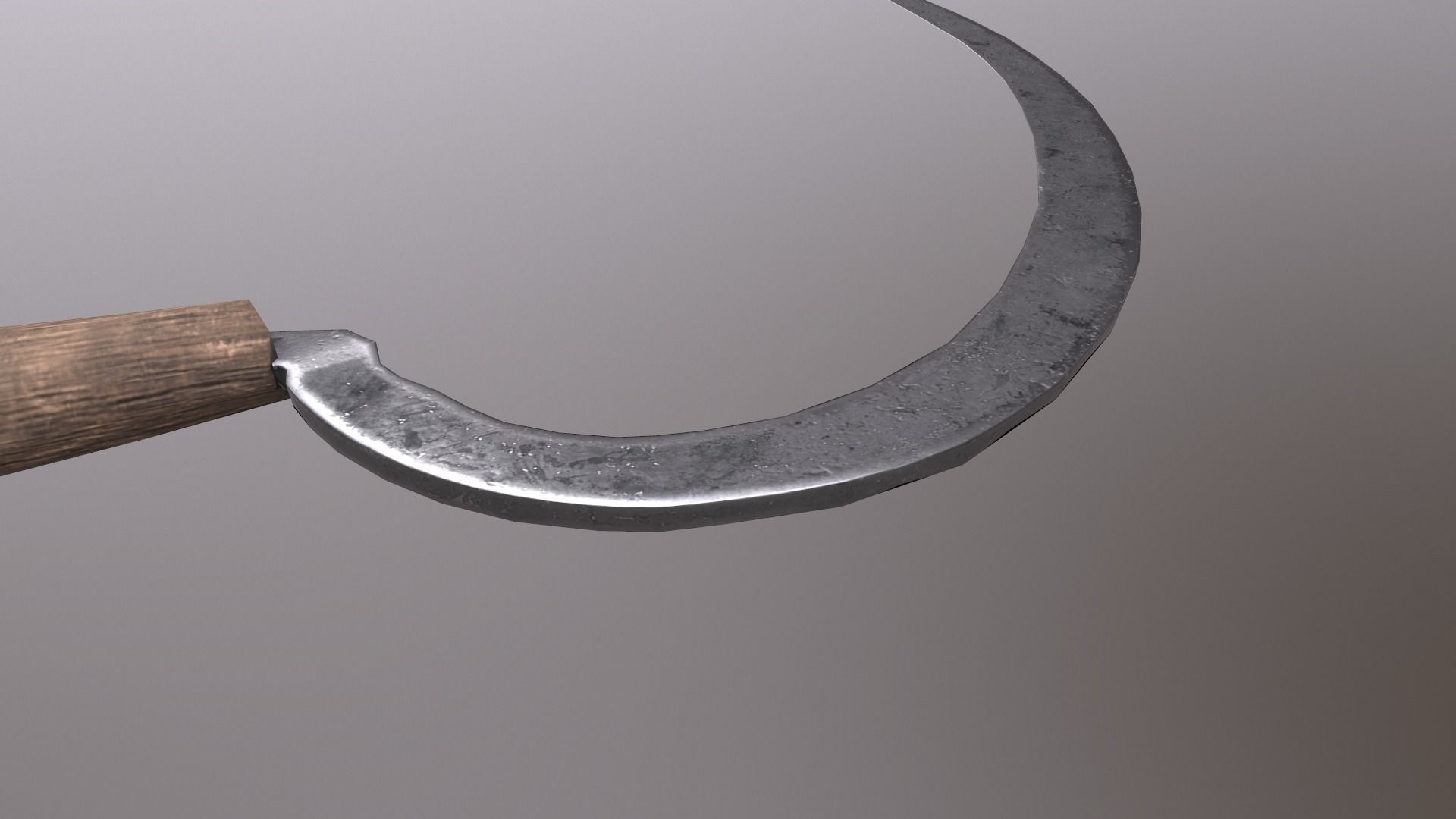 Sickle V2 Low-poly 3D model_9