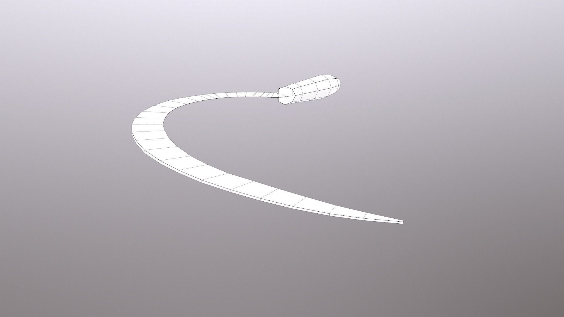 Sickle V2 Low-poly 3D model_35