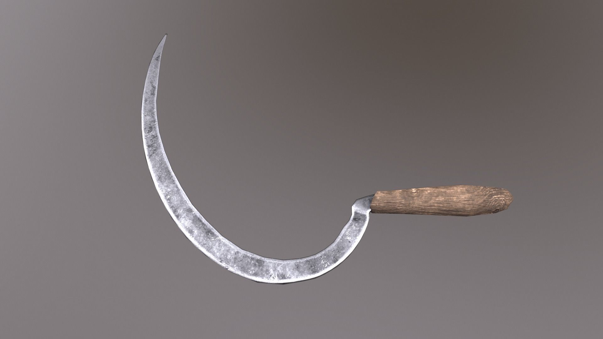 Sickle V2 Low-poly 3D model_16