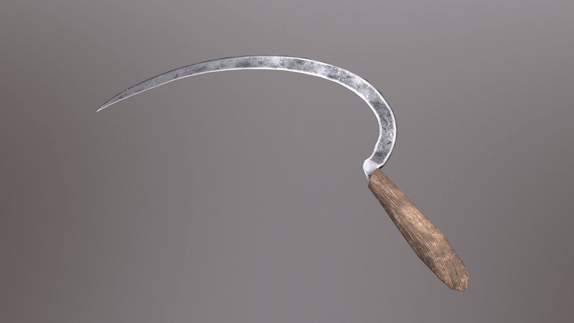 Sickle V2 Low-poly 3D model_5